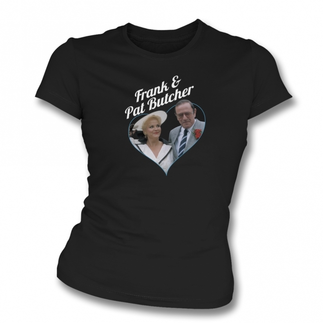 Frank & Pat Butcher (EastEnders Influenced) Organic Womens Slim Fit T-Shirt