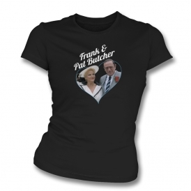 Frank & Pat Butcher (EastEnders Influenced) Organic Womens Slim Fit T-Shirt