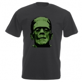Frankenstein's Monster Head Vintage Wash T-Shirt