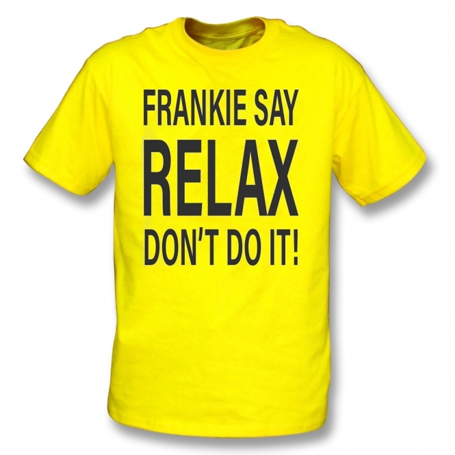 Frankie Say Relax! Don't Do It Lemon Yellow T-Shirt