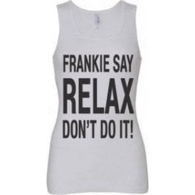 Frankie Say Relax Don't Do It! Women's Baby Rib Tank Top