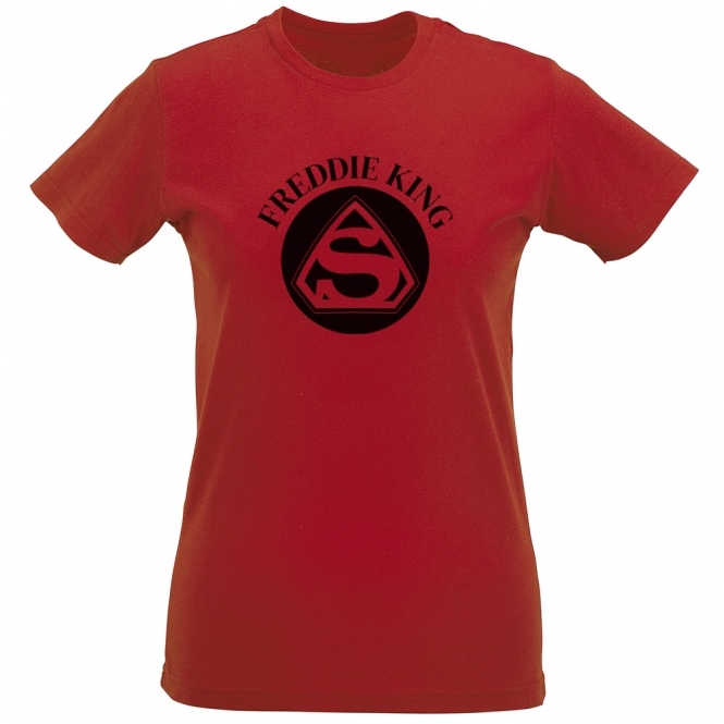 Freddie King (As Worn By Robert Plant, Led Zeppelin) Womens Slim Fit T-Shirt
