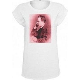 Friedrich Nietzsche (As Worn By Mark E. Smith, The Fall) Womens Extended Shoulder T-Shirt