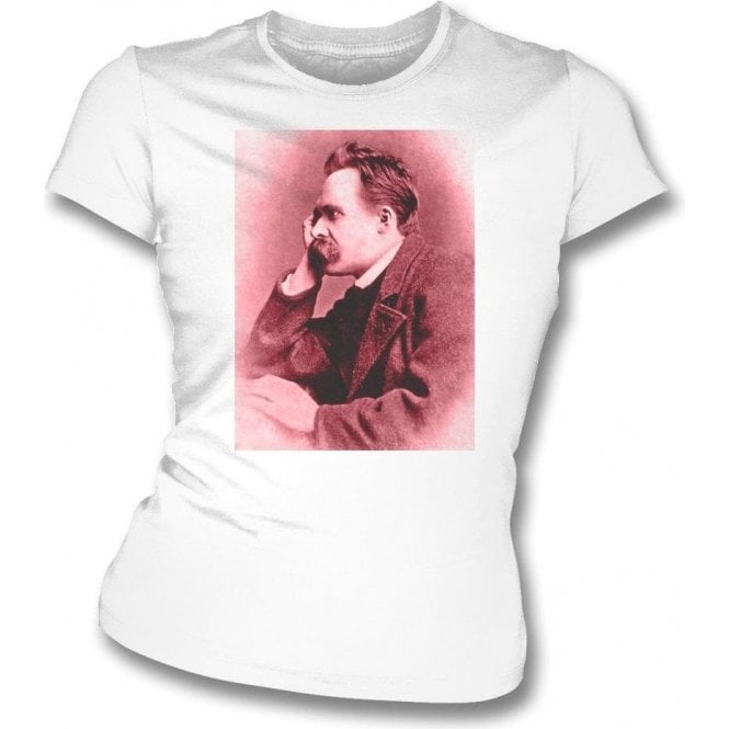 Friedrich Nietzsche (As Worn By Mark E Smith, The Fall) Womens Slim Fit T-Shirt