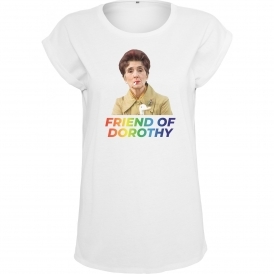 Friend Of Dorothy (Dot Cotton) Womens Extended Shoulder T-Shirt