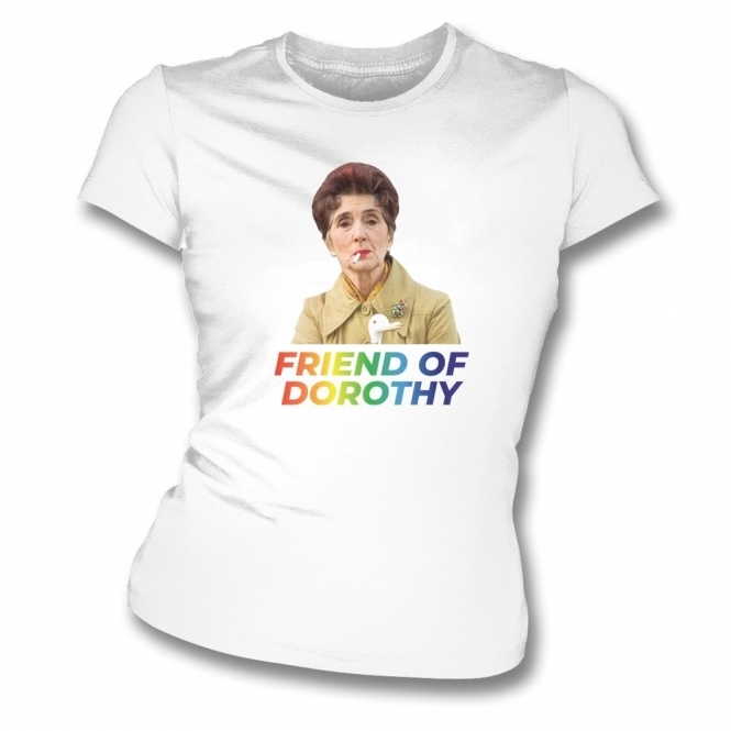 Friend Of Dorothy (Dot Cotton) Womens Slim Fit T-Shirt