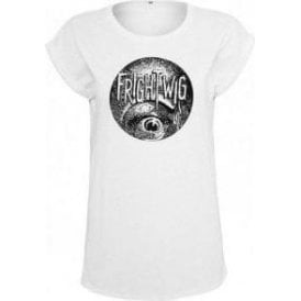 Frightwig (As Worn By Kurt Cobain, Nirvana) Womens Extended Shoulder T-Shirt