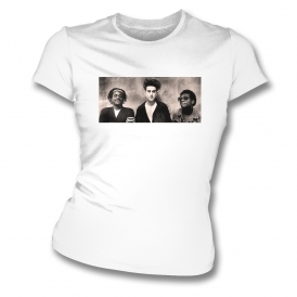 Fun Boy Three 80's Photo Womens Slim Fit T-Shirt