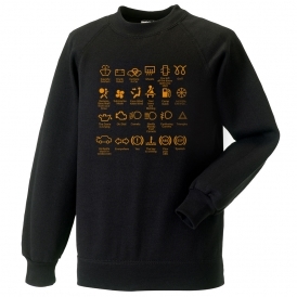 Funny Dashboard Symbols Sweatshirt