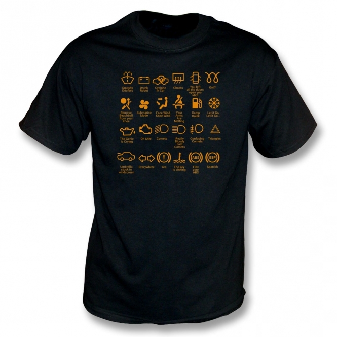 Funny Dashboard Symbols T-Shirt