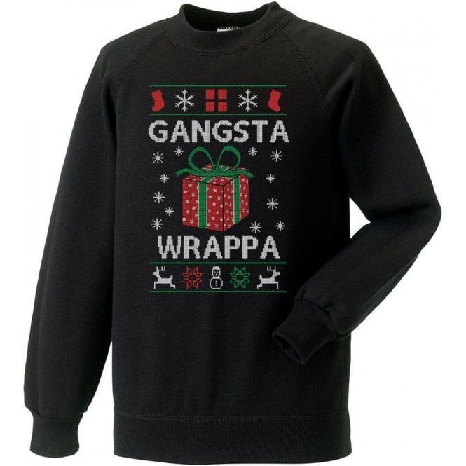 Gangsta Wrappa Kids Christmas Jumper