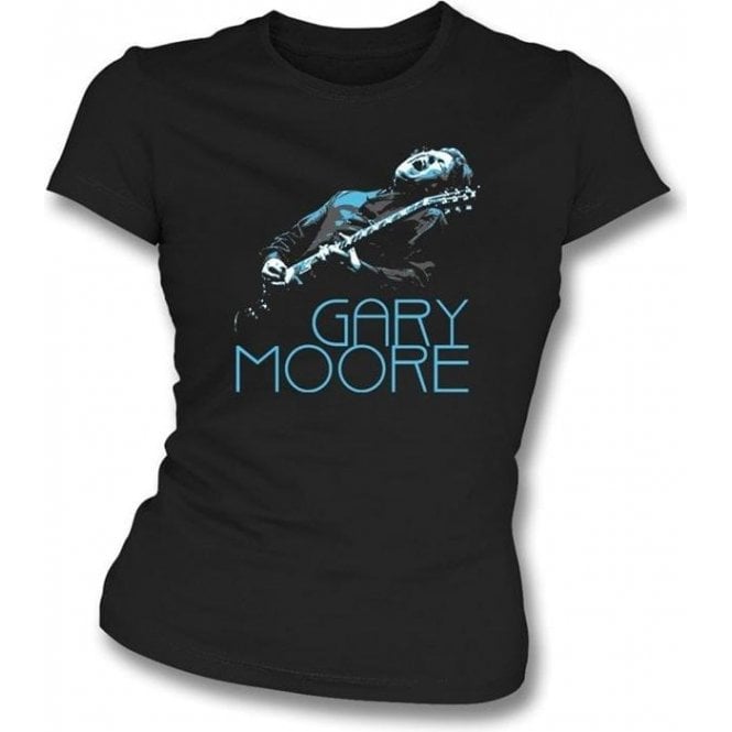 Gary Moore Photo Girl's Slim-Fit T-shirt