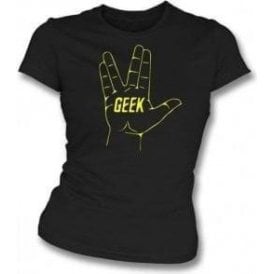 Geek (Inspired by Star Trek) Womens Slim Fit T-Shirt