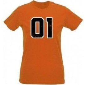 General Lee 01 Womens Slim Fit T-Shirt