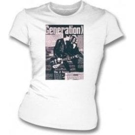 Generation X Punk Fanzine Womens Slim Fit T-Shirt