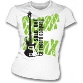 Generation X-Sold Out To Record Company (As Worn By Tony James, Gen X) Womens Slim Fit T-Shirt