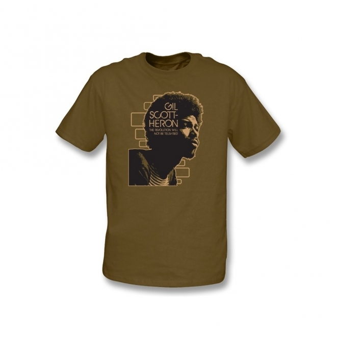 Gill Scott Heron The Revolution will not be televised Organic T-shirt