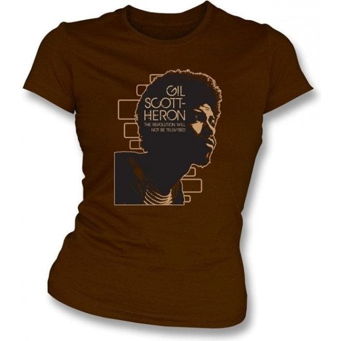 Gill Scott Heron The Revolution will not be televised Women's Slimfit T-shirt