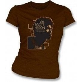 Gill Scott Heron The Revolution will not be televised Women's Slimfit T-shirt