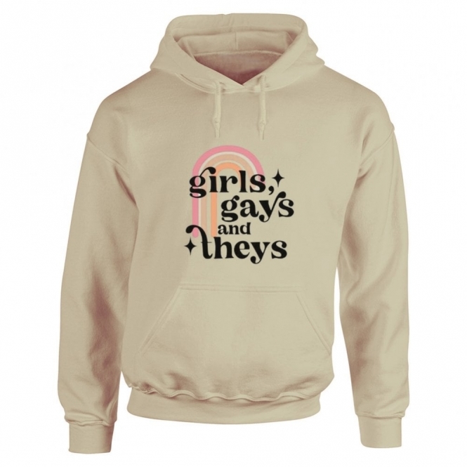 Girls, Gays & Theys Organic Hooded Sweatshirt