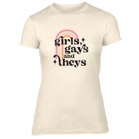 Girls, Gays & Theys Organic Womens Slim Fit T-Shirt