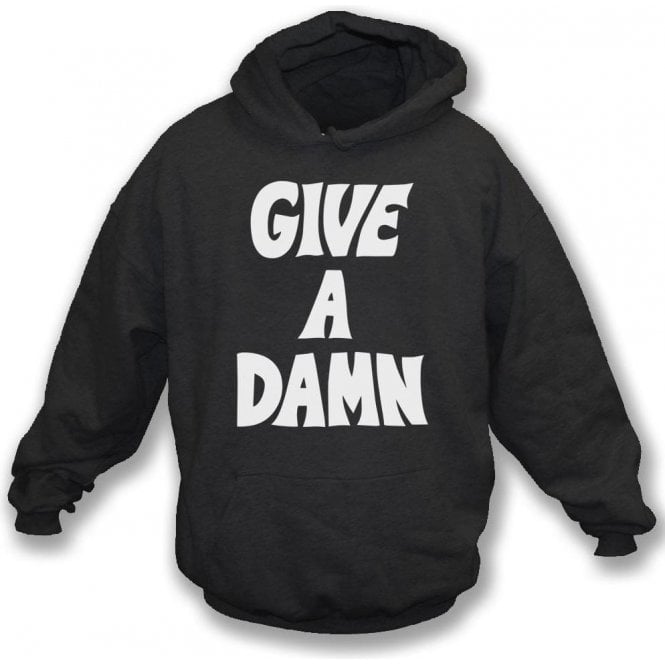 Give A Damn (As Worn By Alex Turner, Arctic Monkeys) Hooded Sweatshirt