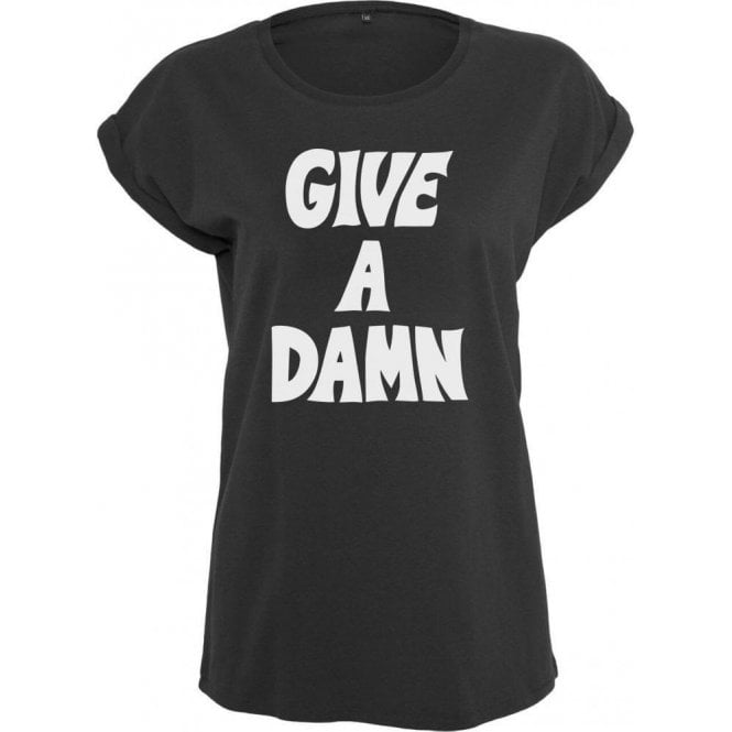 Give A Damn (As Worn By Alex Turner, Arctic Monkeys) Womens Extended Shoudler T-Shirt
