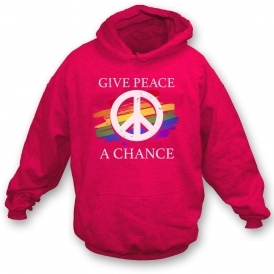 Give Peace A Chance (CND Logo) Organic Hooded Sweatshirt