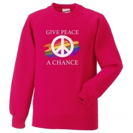 Give Peace A Chance (CND Logo) Organic Sweatshirt