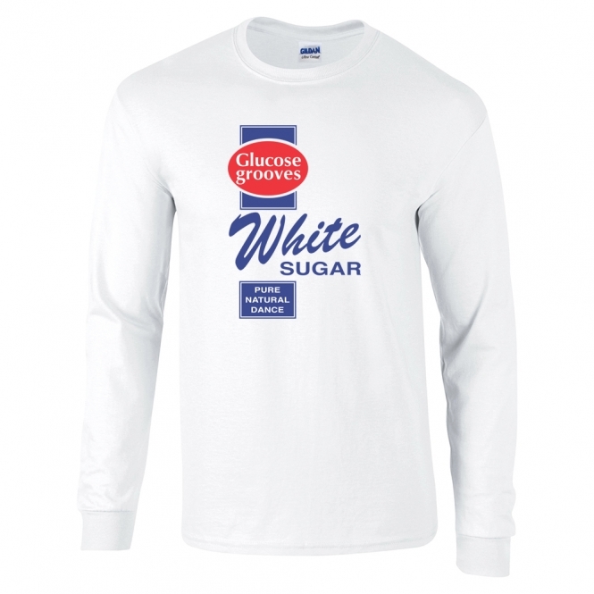 Glucose Sugar White Long Sleeve T-Shirt