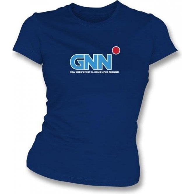 GNN 24 Hour News (Anchorman 2) Womens Slim Fit T-Shirt