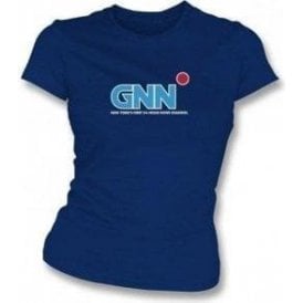 GNN 24 Hour News (Anchorman 2) Womens Slim Fit T-Shirt