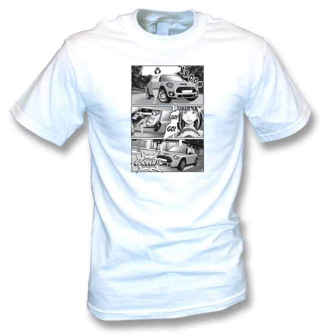 Go Go Mini Cooper (Comic Style) T-Shirt