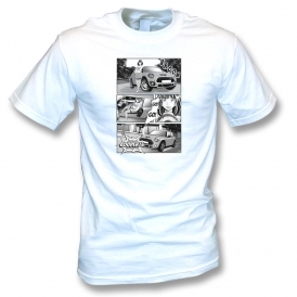 Go Go Mini Cooper (Comic Style) T-Shirt