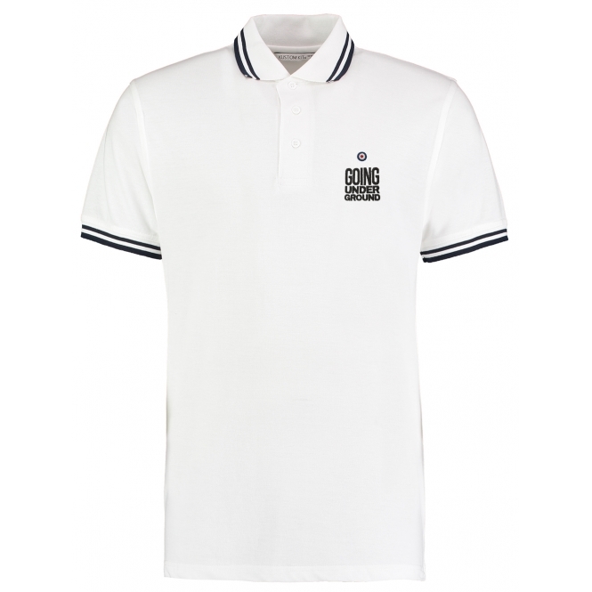 Going Underground (The Jam Influenced) Embroidered Polo Shirt