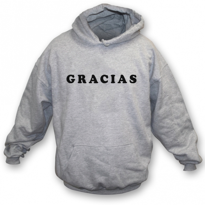 Gracias (As Worn By Kim Gordon, Sonic Youth) Hooded Sweatshirt