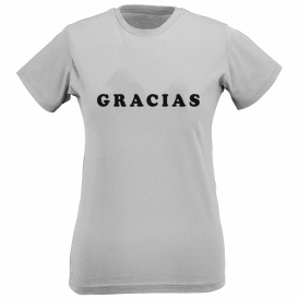 Gracias (As Worn By Kim Gordon, Sonic Youth) Organic Womens Slim Fit T-Shirt