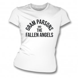 Gram Parsons And The Fallen Angels (As Worn By Gram Parsons) Organic Womens Slim Fit T-Shirt