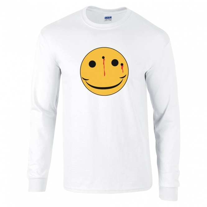 Gun Shot Smiley Long Sleeve T-Shirt