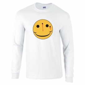 Gun Shot Smiley Long Sleeve T-Shirt