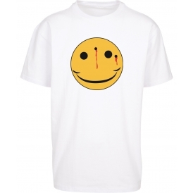 Gun Shot Smiley Oversized T-Shirt