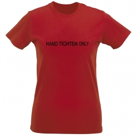 Hand Tighten Only (As Worn By Keith Richards, Rolling Stones) Womens Slim Fit T-Shirt