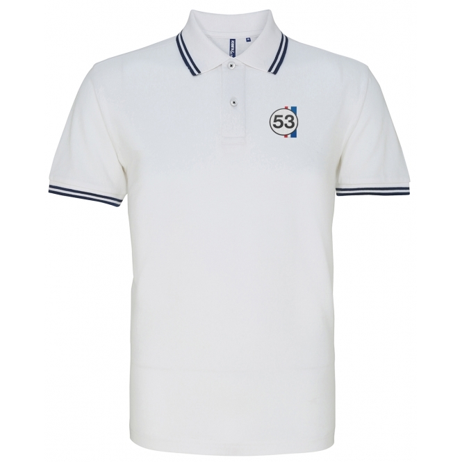 Herbie 53 Embroidered Left Breast Logo Polo Shirt