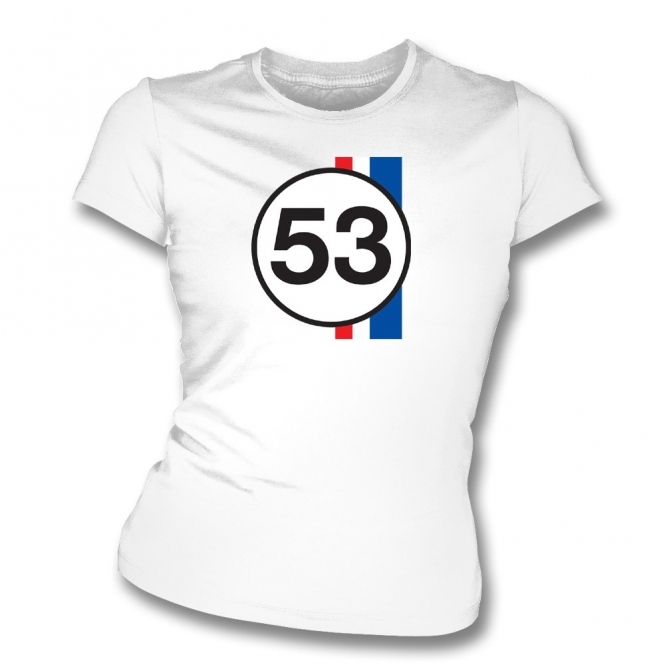 Herbie 53 Organic Womens Slim Fit T-Shirt
