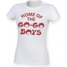 Home Of The Go-Go Boys (As Worn By Debbie Harry, Blondie) Womens Slim Fit T-Shirt