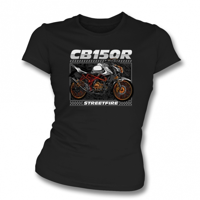 Honda CB150R Streetfire Organic Womens Slim Fit T-Shirt