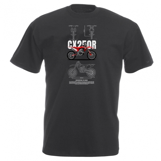 Honda Crossfire CX-250R Vintage Wash T-Shirt