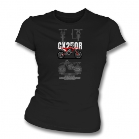 Honda Crossfire CX-250R Womens Slim Fit T-Shirt