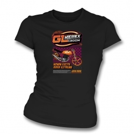 Honda GL Herex 1200M Organic Womens Slim Fit T-Shirt