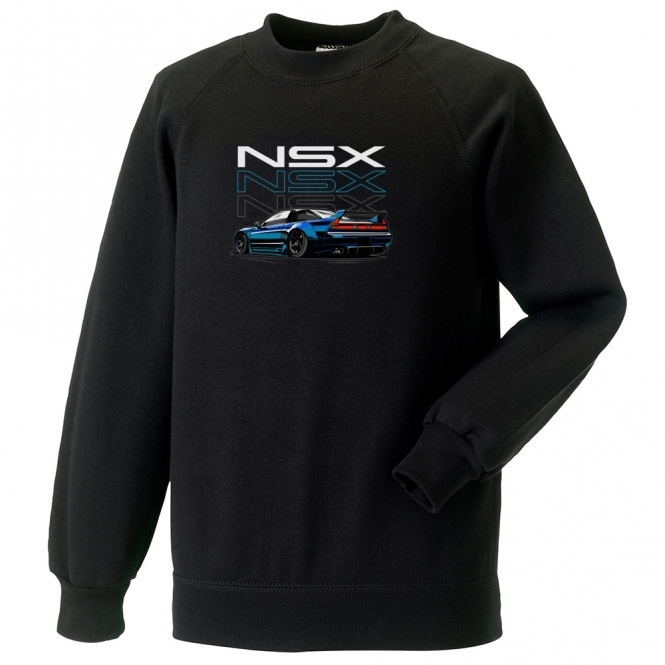 Honda NSX (Blue Car) Sweatshirt